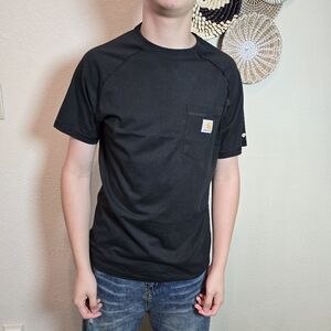 Carhartt Men's Medium Short Sleeve T-Shirt - Black ⚫️